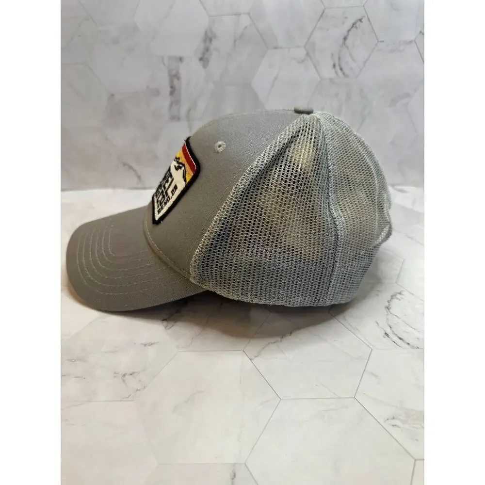 10 Barrel Brewing Co Trucker Hat Bend Oregon Gray Snapback Mesh Back EUC